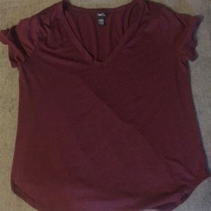 A barely worn burgundy shirt from Rue 21.